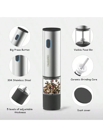 Automatic Rechargeable Pepper Mill